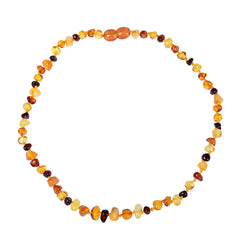 Natural Baltic Amber Teething Necklace for Babies & Toddlers