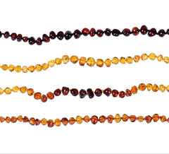 Baby Amber Teething Necklace & Bracelet – Irregular Natural Amber