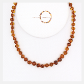 Child Toffee Amber Necklace-0