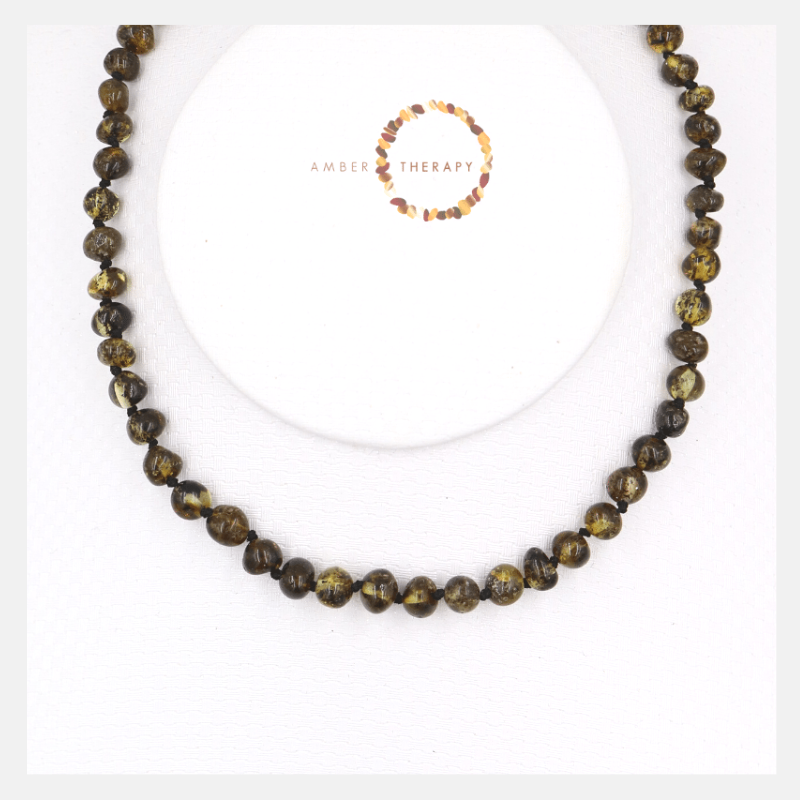 Child Earth Amber Necklace-0