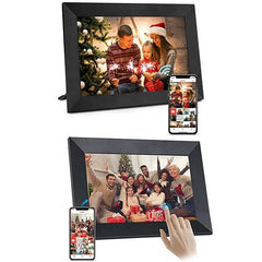 10.1-Inch WiFi Digital Photo Frame | Touchscreen, Video & Music Playback