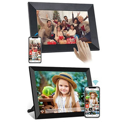 10.1-Inch WiFi Digital Photo Frame | Touchscreen, Video & Music Playback
