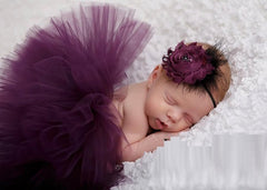Tiny Princess Tutu Skirt – Adorable Newborn Outfit for Baby Photoshoots