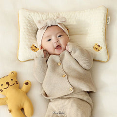 Embroidery Flat Head Shaping Pillow for Babies
