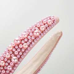 Elegant Pearl Sponge Headband – Postpartum & Hospital Bag Essential for Moms