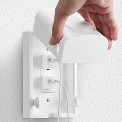 Baby Safety Outlet Cover Box (2 Pack) | Childproof Electrical Socket Protector