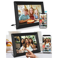 10.1-Inch WiFi Digital Photo Frame | Touchscreen, Video & Music Playback