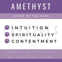 Amber, Amethyst & Rose Quartz Child Bracelet-1