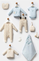 Organic Baby Boy Hospital Discharge Set – Koala Print, 10 Pieces