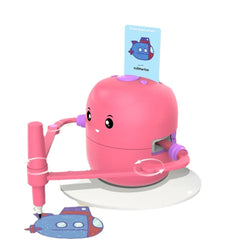 Auto Drawing Robot Toy – Smart Automatic Drawing Robot for Kids Ages 3–6 | Green & Pink | Basic (100 Cards) or Upgraded (252 Cards) Versions | Rechargeable & Portable Creative Learning Toy