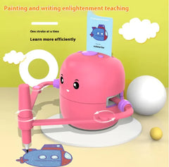 Auto Drawing Robot Toy – Smart Automatic Drawing Robot for Kids Ages 3–6 | Green & Pink | Basic (100 Cards) or Upgraded (252 Cards) Versions | Rechargeable & Portable Creative Learning Toy