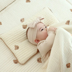 Embroidery Flat Head Shaping Pillow for Babies