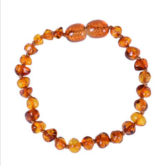 Baby Amber Teething Necklace & Bracelet – Irregular Natural Amber