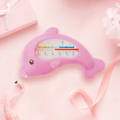 Dolphin Baby Bath Water & Room Thermometer – Safe, Eco-Friendly Temperature Gauge (Blue/FSE)