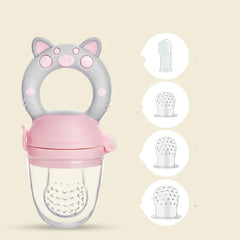 Silicone Teething Toys and Baby Food Pouches