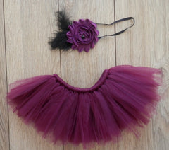 Tiny Princess Tutu Skirt – Adorable Newborn Outfit for Baby Photoshoots
