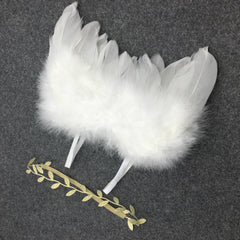 Sweet Angel Wings for Newborns – Feather Baby Photoshoot Prop