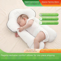 Shaping Pillow for Infants (0–12 Months) – Anti-Flat Head Newborn Pillow with Breathable Lyocell & Polyester Filling