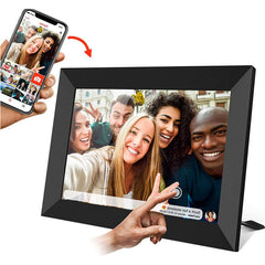 10.1-Inch WiFi Digital Photo Frame | Touchscreen, Video & Music Playback
