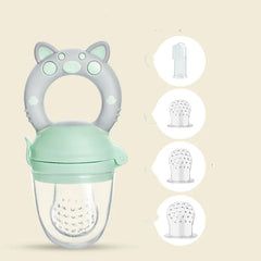 Silicone Teething Toys and Baby Food Pouches