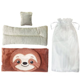 ReignDrop Stomach Wrap Colic Relief for Newborns - Gas Relief Belly Wrap with Flax Seed and Lavender – Colic Baby Belt for Natural Relief – Soothing and Calming (Sloth Flaxseed and Lavender Pack)