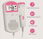 Home Pregnancy Fetal Heart Rate Monitor Device – Safe & Accurate Baby Heartbeat Listener