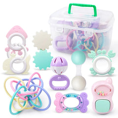 Infant Toy Rattle for 0-12 Months Baby (Teething)
