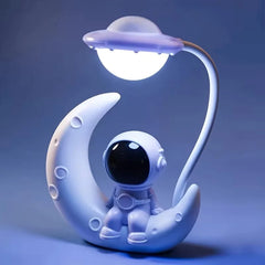 Moon Astronaut LED Night Light | Kids & Nursery Sleep Lamp