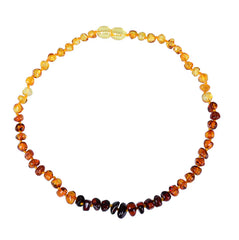 Natural Baltic Amber Teething Necklace for Babies & Toddlers