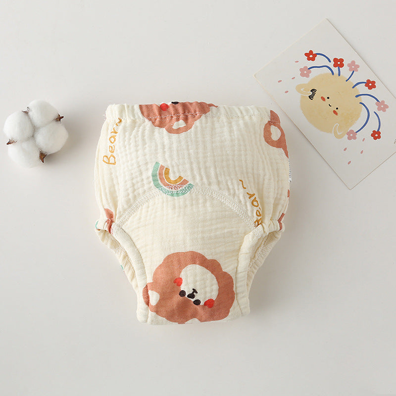 Cotton Baby's raining Pants Gauze Diaper Pants