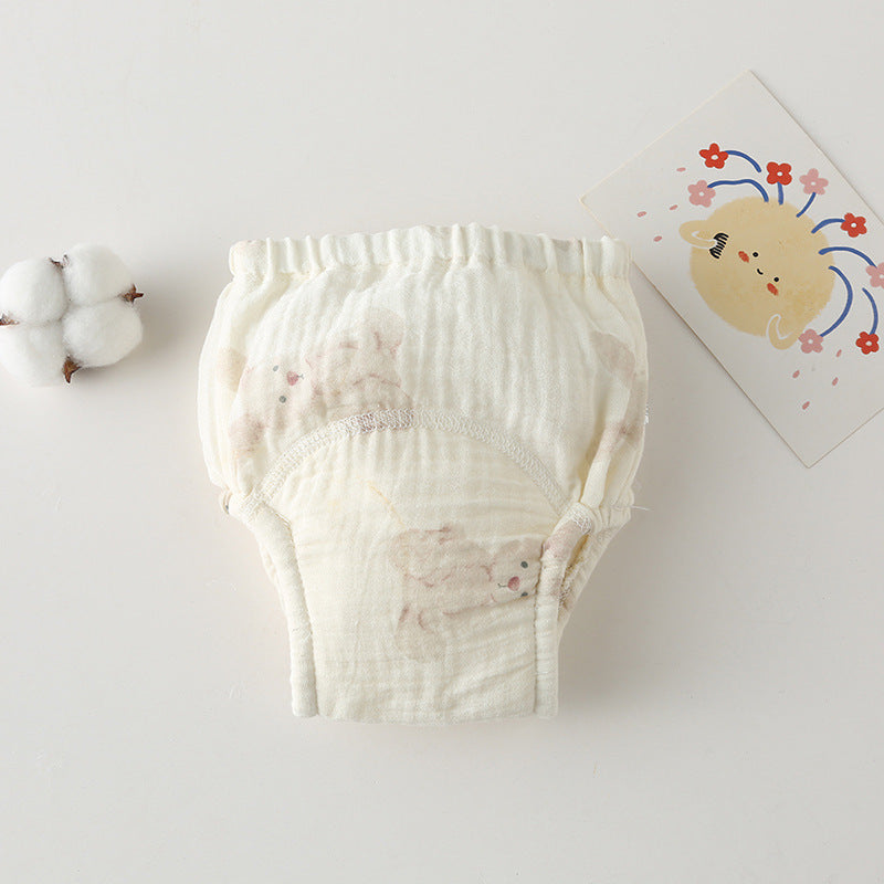 Baby's Cotton Training Pants Pure Diaper Pants