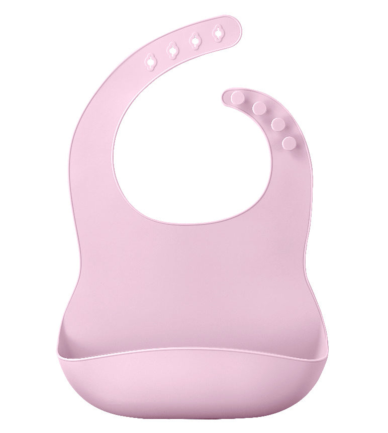 Waterproof Silicone Baby Bib – Food-Grade, Easy-Clean Mealtime Bib for Infants