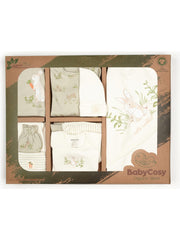 GOTS-Certified Organic Unisex Rabbit 10-Piece Newborn Hospital Set (0–3 Months)