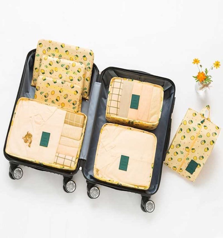 Mom & Baby Travel Organizer Bags – Keep Your Hospital Bag Neat & Tidy ,7 pcs storage bag set