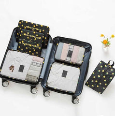 Mom & Baby Travel Organizer Bags – Keep Your Hospital Bag Neat & Tidy ,7 pcs storage bag set
