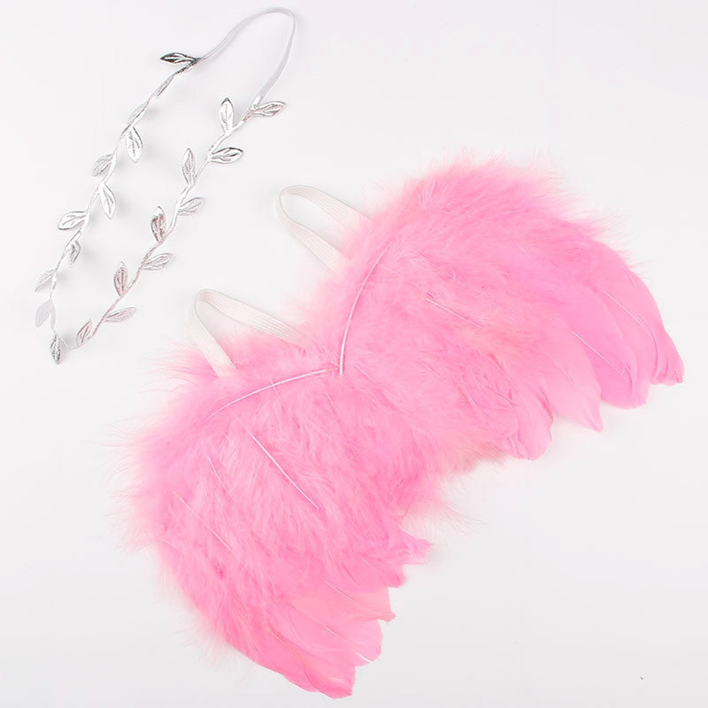 Sweet Angel Wings for Newborns – Feather Baby Photoshoot Prop