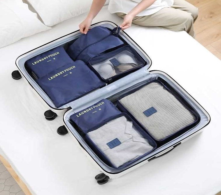 Mom & Baby Travel Organizer Bags – Keep Your Hospital Bag Neat & Tidy ,7 pcs storage bag set