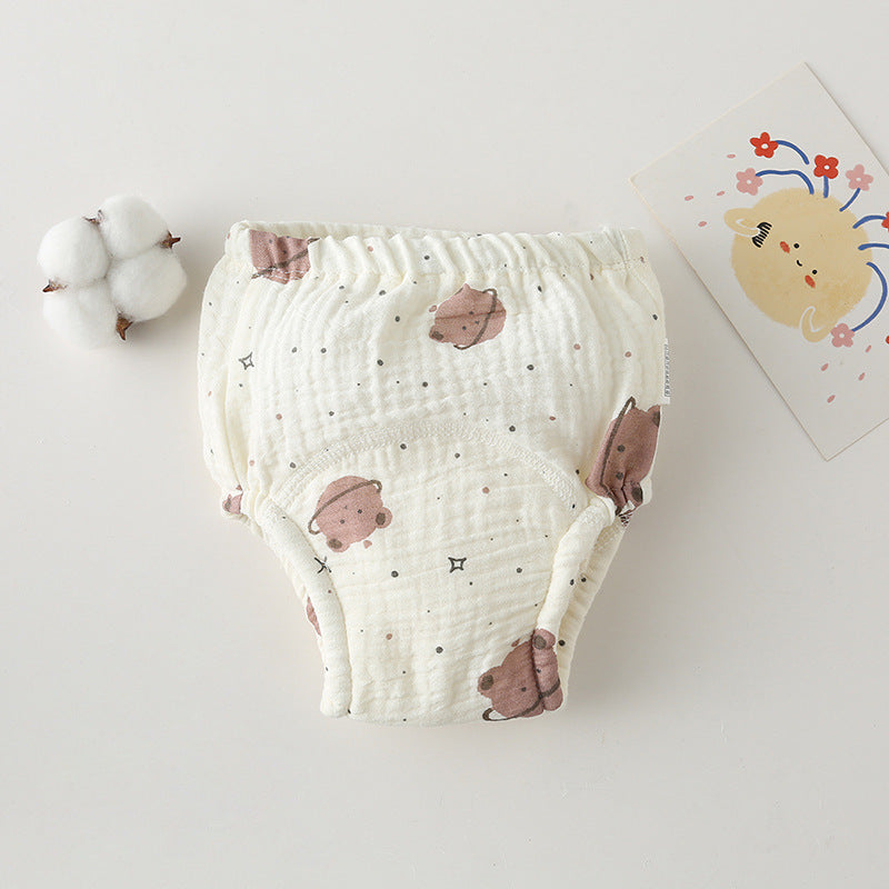 Cotton Baby's raining Pants Gauze Diaper Pants