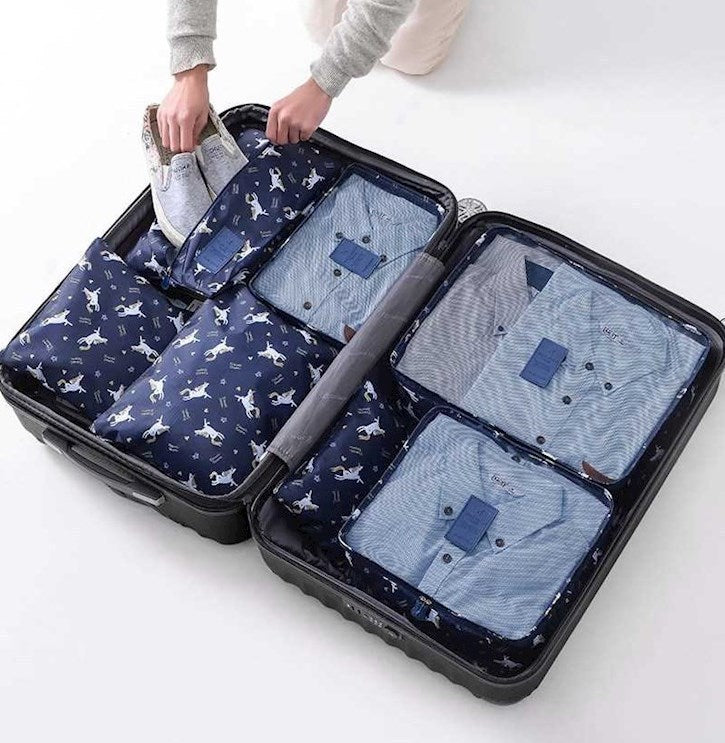 Mom & Baby Travel Organizer Bags – Keep Your Hospital Bag Neat & Tidy ,7 pcs storage bag set