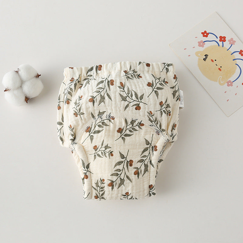 Cotton Baby's raining Pants Gauze Diaper Pants