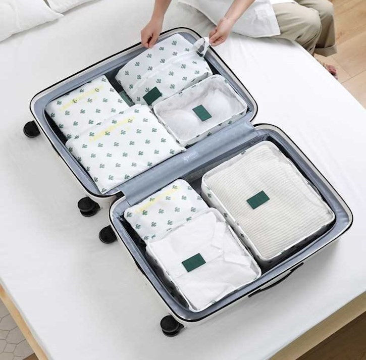 Mom & Baby Travel Organizer Bags – Keep Your Hospital Bag Neat & Tidy ,7 pcs storage bag set