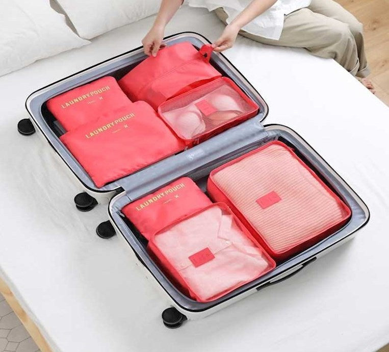 Mom & Baby Travel Organizer Bags – Keep Your Hospital Bag Neat & Tidy ,7 pcs storage bag set