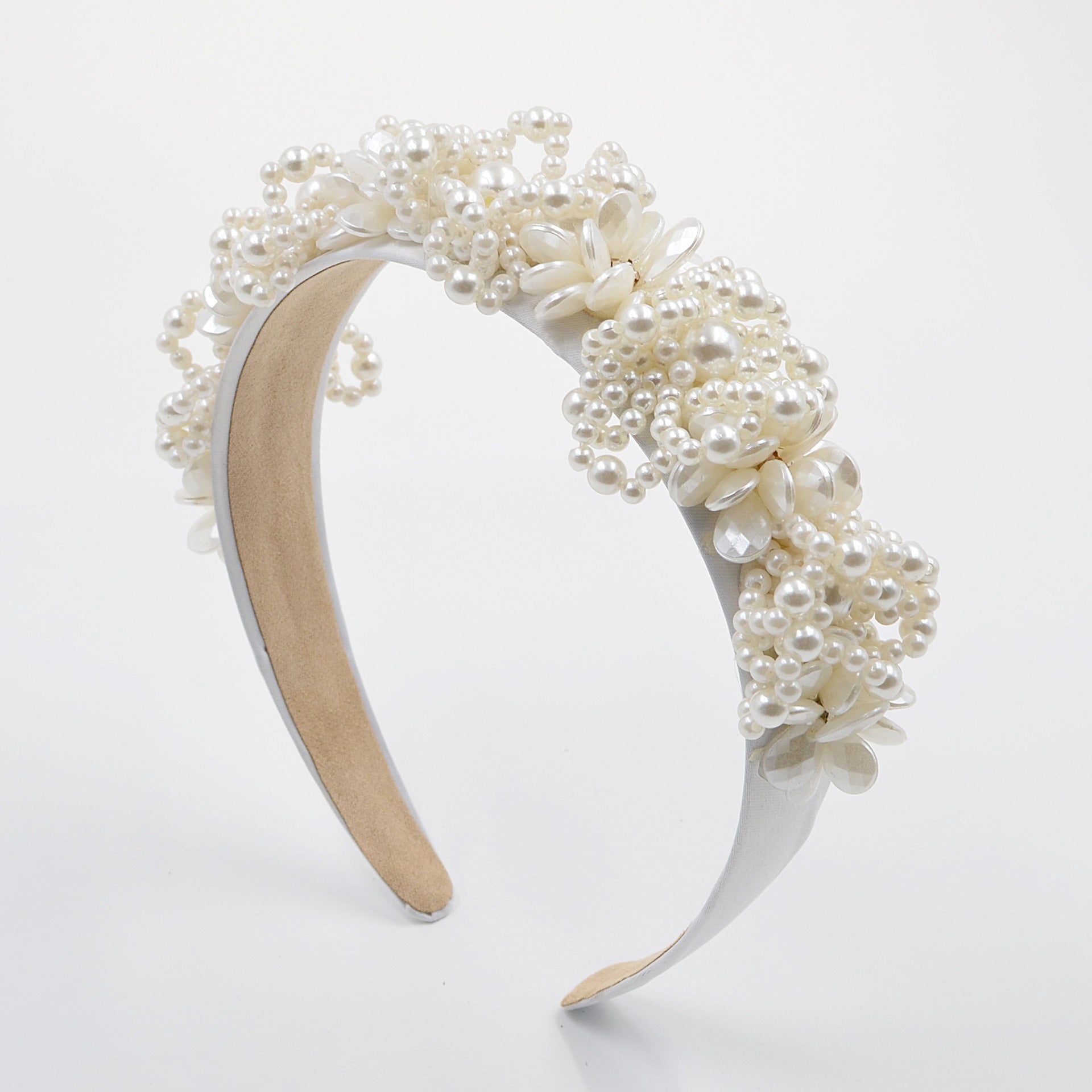 Baroque Rhinestone & Pearl Headband – Elegant Postpartum & Hospital Bag Essential for Moms