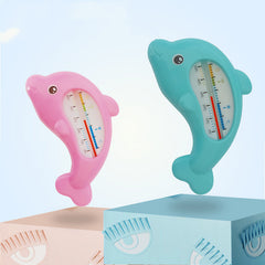 Dolphin Baby Bath Water & Room Thermometer – Safe, Eco-Friendly Temperature Gauge (Blue/FSE)