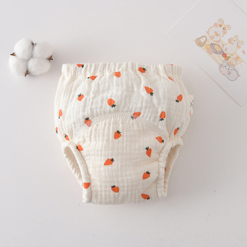 Baby's Cotton Training Pants Pure Diaper Pants