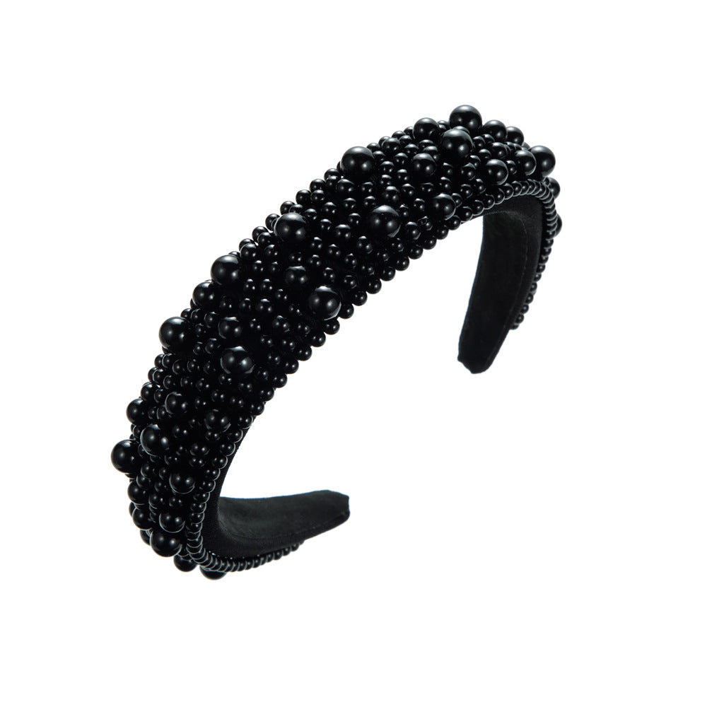 Elegant Pearl Sponge Headband – Postpartum & Hospital Bag Essential for Moms