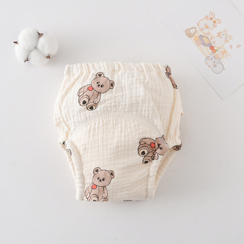 Baby's Cotton Training Pants Pure Diaper Pants