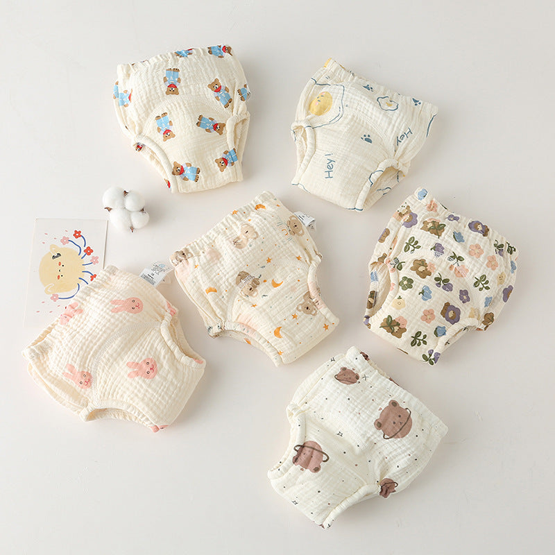 Cotton Baby's raining Pants Gauze Diaper Pants