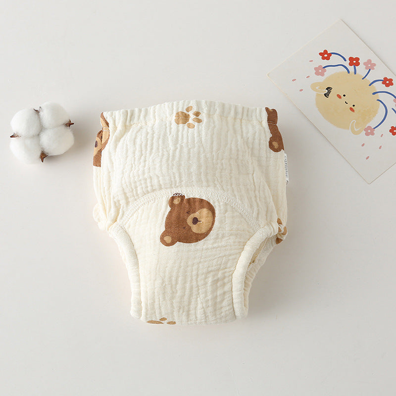 Cotton Baby's raining Pants Gauze Diaper Pants