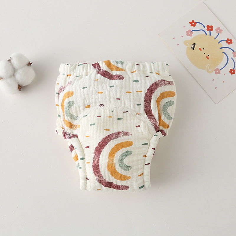 Cotton Baby's raining Pants Gauze Diaper Pants